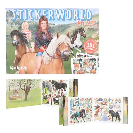 Boomerang Equestrian - Miss Melody Stickerworld Pocket Book