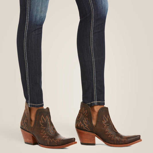 Ariat Ladies Mid Rise Outseam Ella Celestial Skinny Jeans
