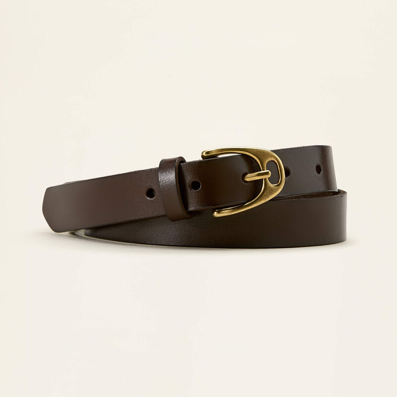 Boomerang Equestrian - Ariat Ladies Hunter Belt Chocolate