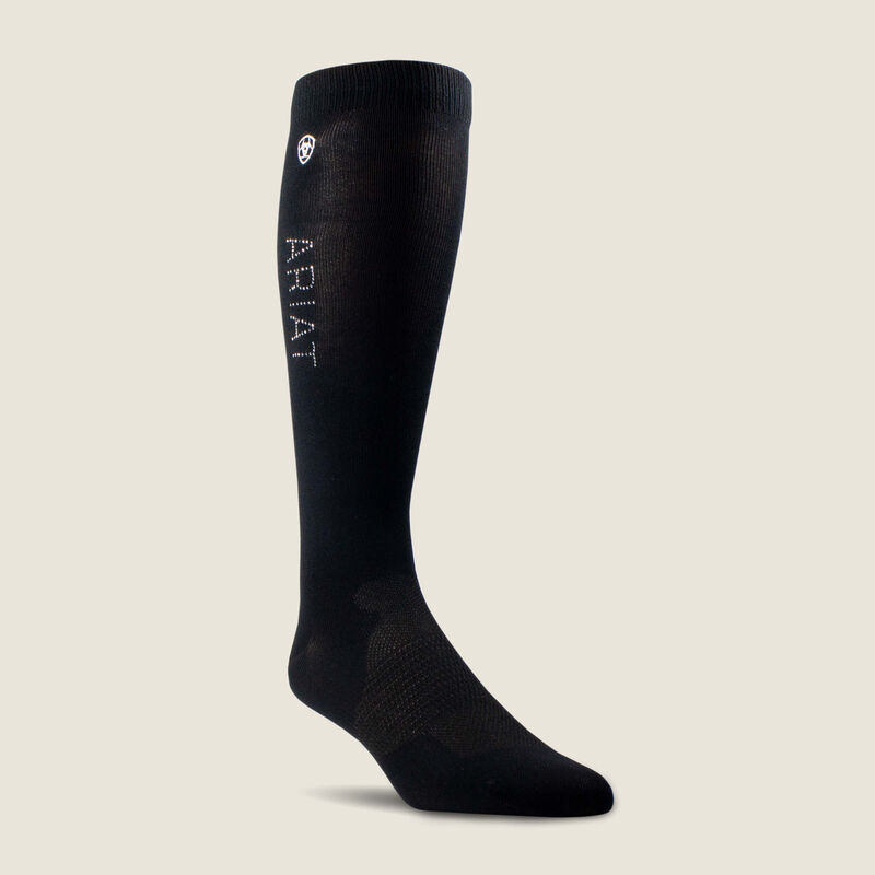 Boomerang Equestrian - AriatTek Unisex Radiant Socks Black