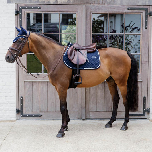 Kentucky Saddle Pad Diamond Rope Navy