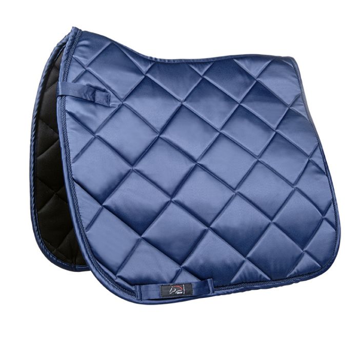 Boomerang Equestrian - HKM Saddle Pad Bergamo Deep Blue