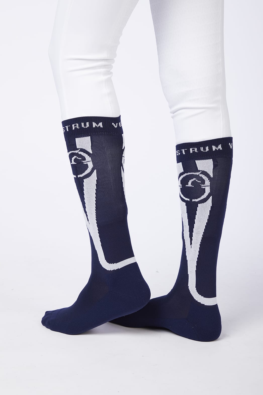 Boomerang Equestrian - Vestrum Unisex Robbio Socks Blue Navy