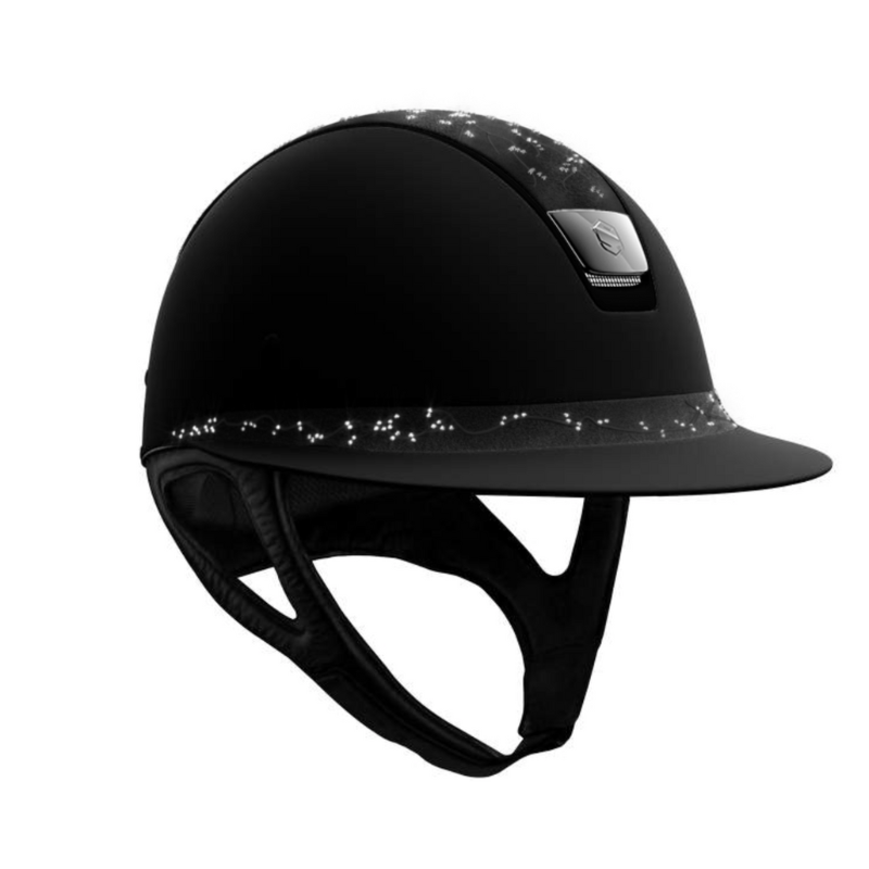 Samshield Custom | Miss 2.0 Shadowmatt Crystal Leaf Top & Frontal Band | Black