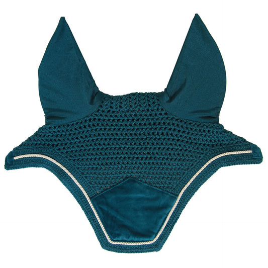 Boomerang Equestrian - Kentucky Fly Veil Wellington Velvet Emerald