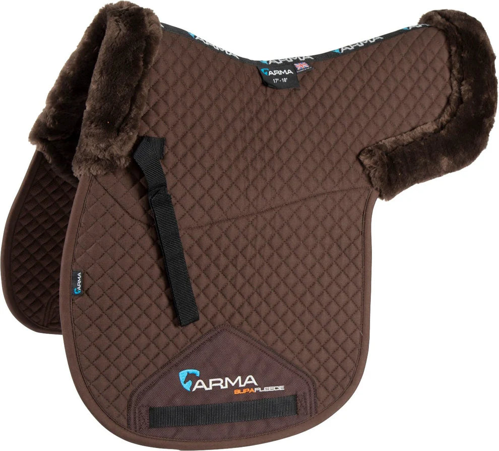 Boomerang Equestrian - Shires Performance Supafleece Numnah Brown