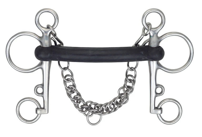 Shires Hard Rubber Mouth Pelham