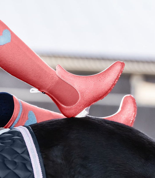 Boomerang Equestrian - Waldhausen Star Jodhpur Boots Sparkle Pink Rose