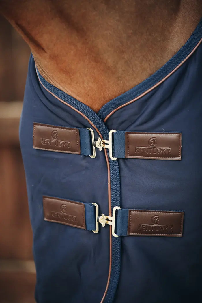 Boomerang Equestrian - Kentucky Cooler Fleece Rug Navy