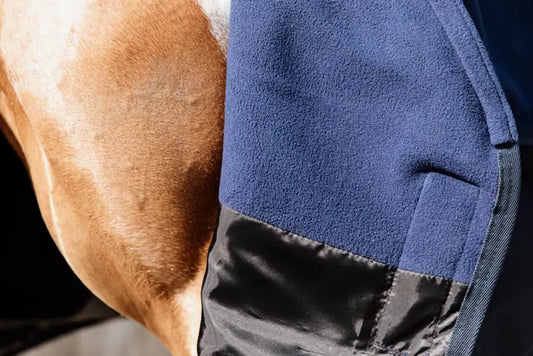 Boomerang Equestrian - Kentucky Turnout Rug Quick Dry Fleece With Neck 150 g Navy