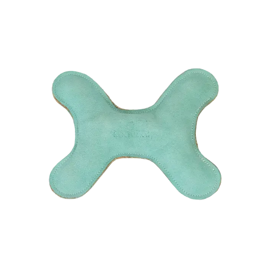 Boomerang Equestrian - Kentucky Dog Toy Pastel Bone Emerald