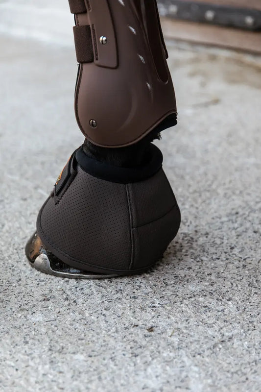 Boomerang Equestrian - Kentucky Over Reach Boots Air Tech Brown