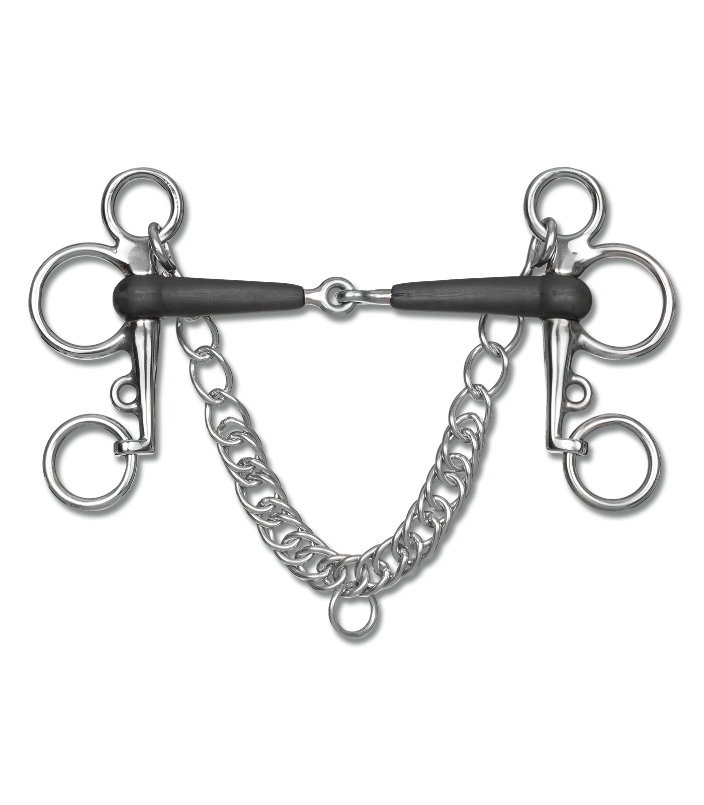 Waldhausen Rubber Covered Jointed Pelham Bit