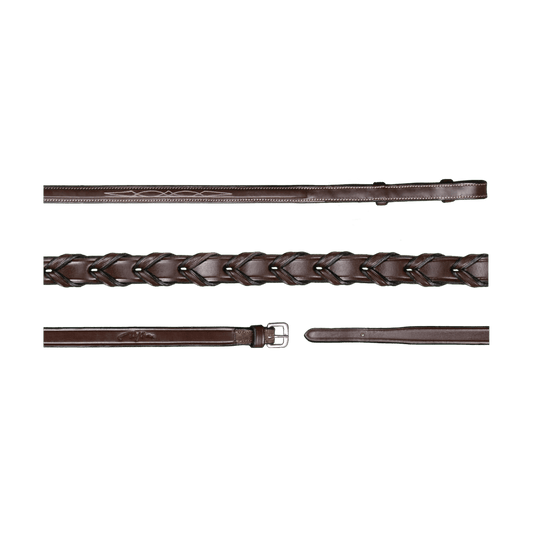 5/8" Laced Reins | Dy'on | — Image 2