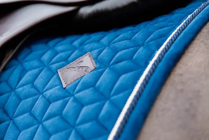 Boomerang Equestrian - Kentucky Saddle Pad Basic Velvet Navy