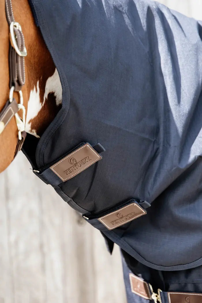 Boomerang Equestrian - Kentucky Turnout Rug Quick Dry Fleece With Neck 150 g Navy