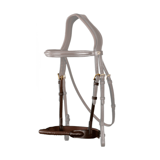 Leather Covered Rope Noseband | Dy'on | — Image 2