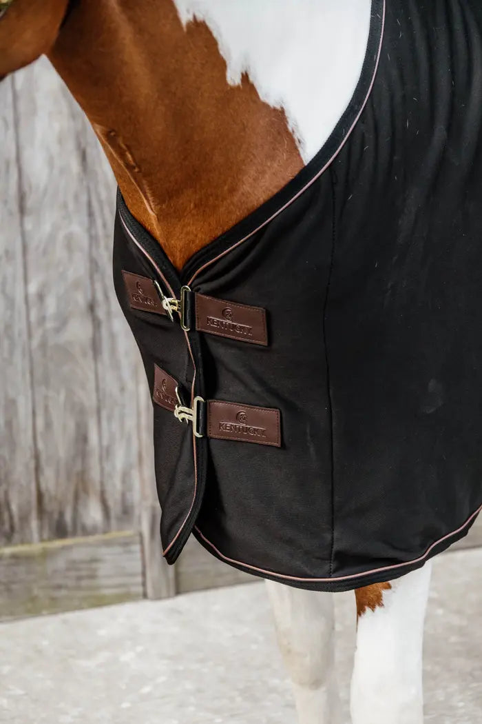 Boomerang Equestrian - Kentucky Cooler Fleece Rug Black