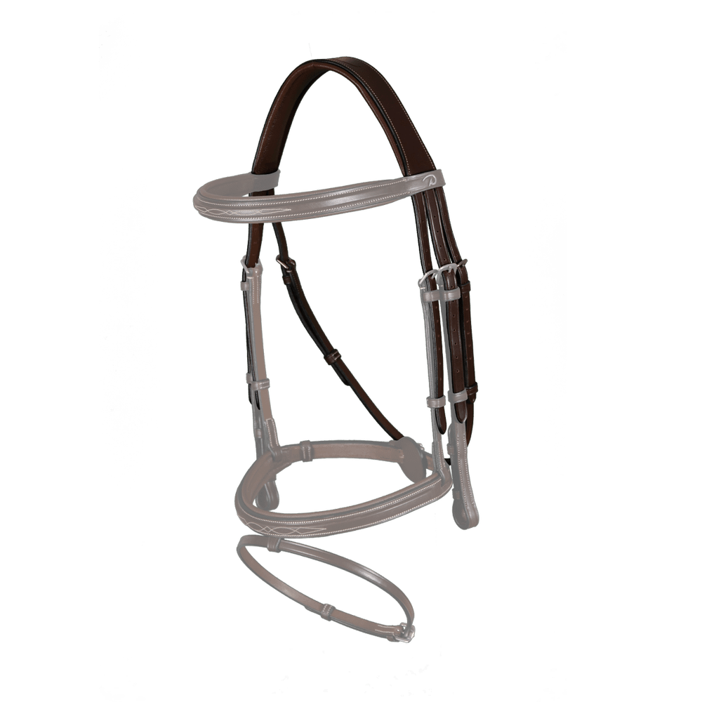3 Strap Headpiece With Removable Throat Latch | Dy'on | — Image 2