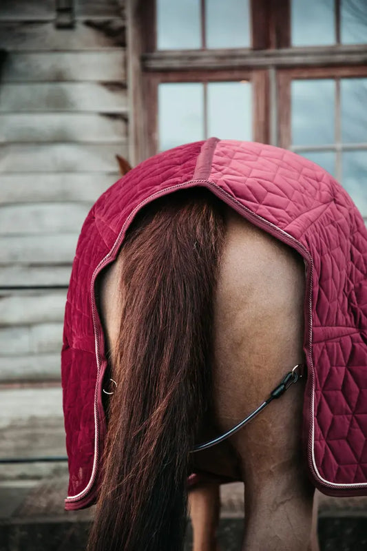 Boomerang Equestrian - Kentucky Velvet Show Rug Bordeaux 160g