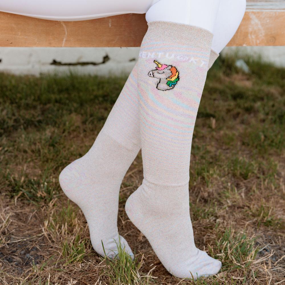 Socks Glitter -Set of 3 Unicorn Glitter | Kentucky Horsewear | Lightweight — Image 6