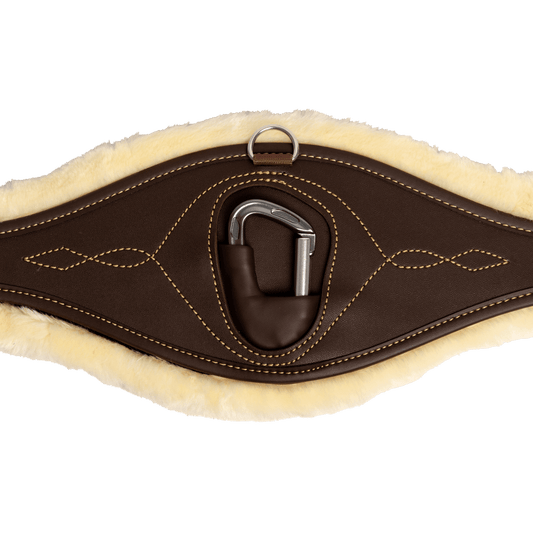 Sheepskin Anatomic Girth Cover | Kentucky Horsewear | Comfort — Image 2