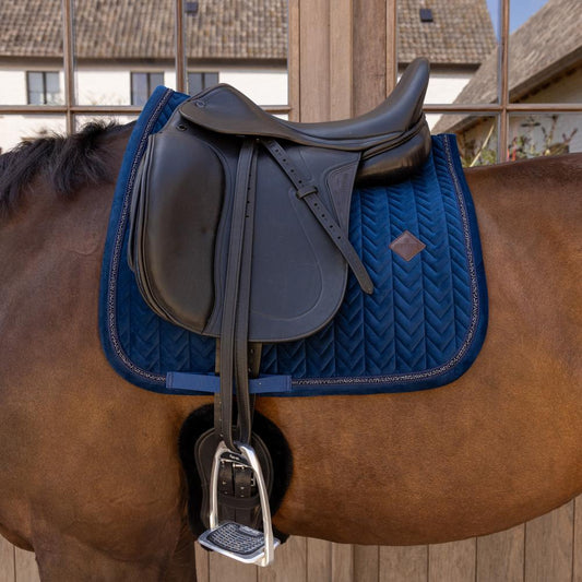 Saddle Pad Velvet Mini Pearls Dressage | Kentucky Horsewear | velvet — Image 2