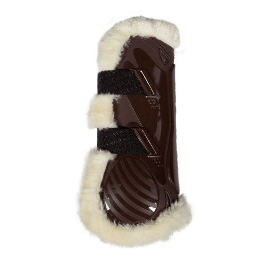 Vegan Sheepskin Tendon Boots Velcro | Kentucky Horsewear | Comfort — Image 2