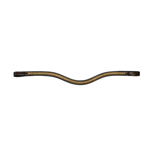 Brass Clincher V-Shaped Browband | Dy'on | elegance — Image 2