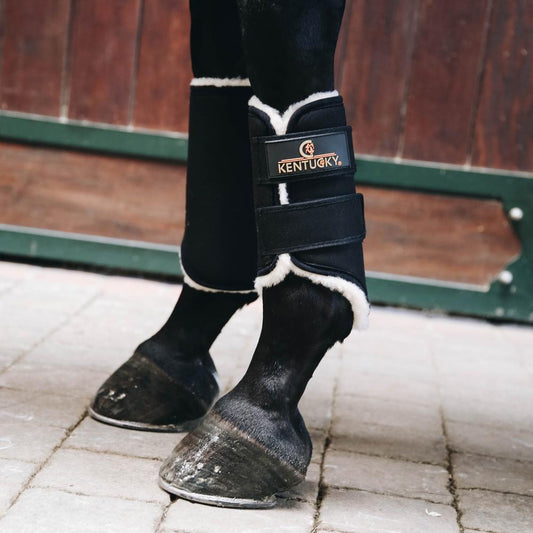 Brushing Boots Solimbra Front | Kentucky Horsewear | Durable — Image 2