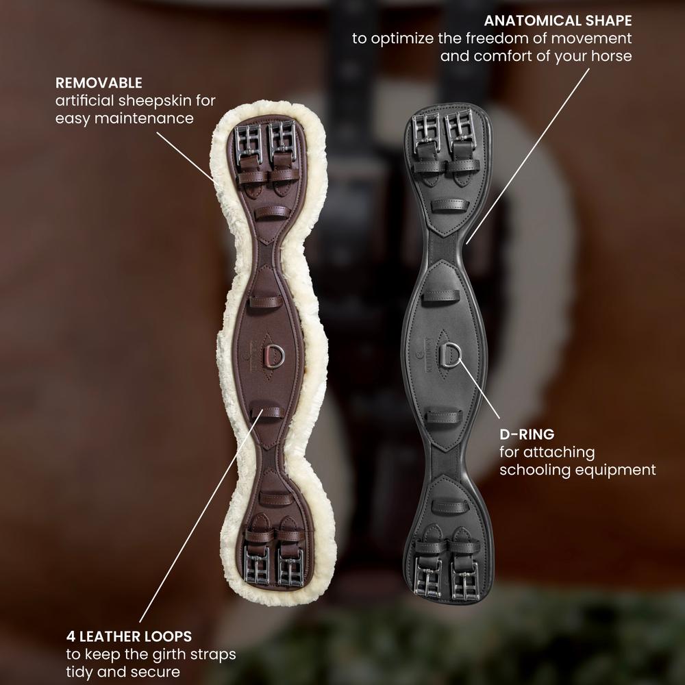 Sheepskin Anatomic Short Girth | Kentucky Horsewear | Comfort — Image 13