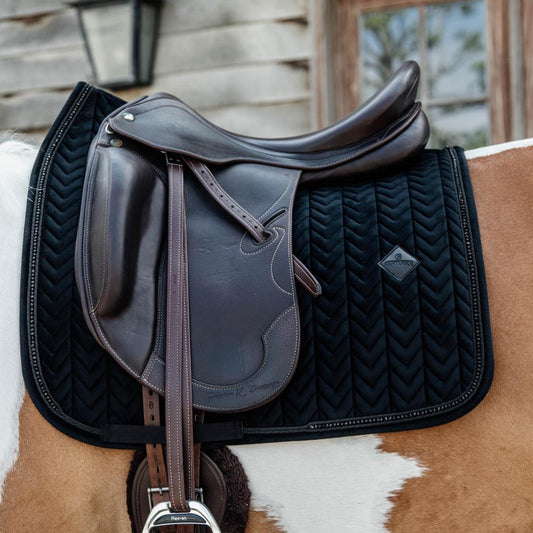 Saddle Pad Velvet Pearls Jumping | Kentucky Horsewear | luxuriousvelvet — Image 2