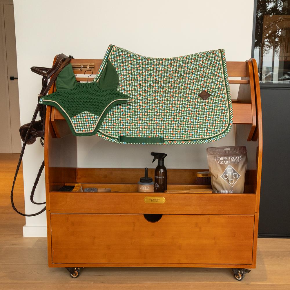 Saddle Pad Velvet Pied-de-Poule Show Jumping | Kentucky Horsewear | kentucky_horsewear — Image 12