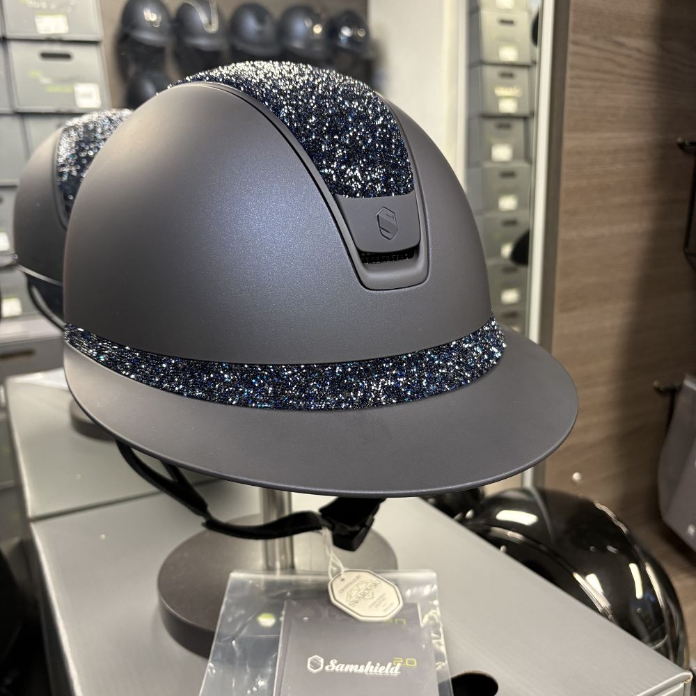 Samshield Custom | Miss 2.0 Shadowmatt Ultra Fine Rock Cosmic Nights Top & Frontal Band | Navy