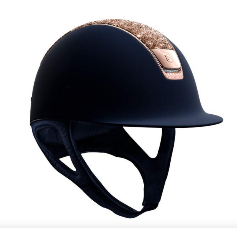 Samshield Custom | 2.0 Shadowmatt Crystal Fabric Rose Gold 255 Swarovski | Navy