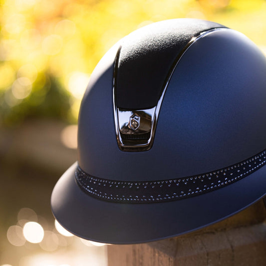 Samshield Custom | Miss 2.0 Shadowmatt Tiara Frontal Band Option | Navy