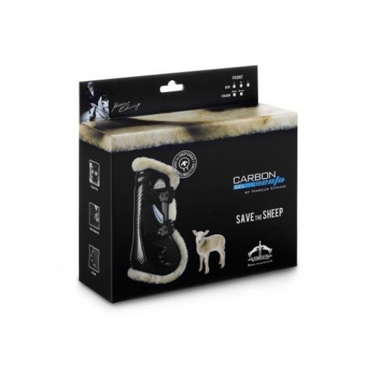 Boomerang Equestrian - Veredus Carbon Gel Vento Save The Sheep Tendon Boots Black