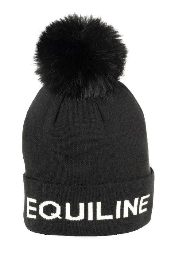 Boomerang Equestrian - Equiline Hat With Pom Pom Carsecp Black One Size