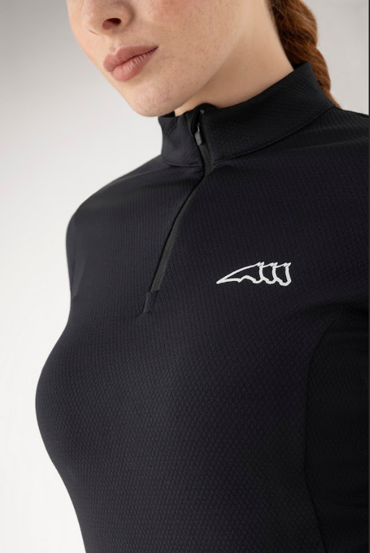 Boomerang Equestrian - Equiline Ladies Baselayer Ceka Black