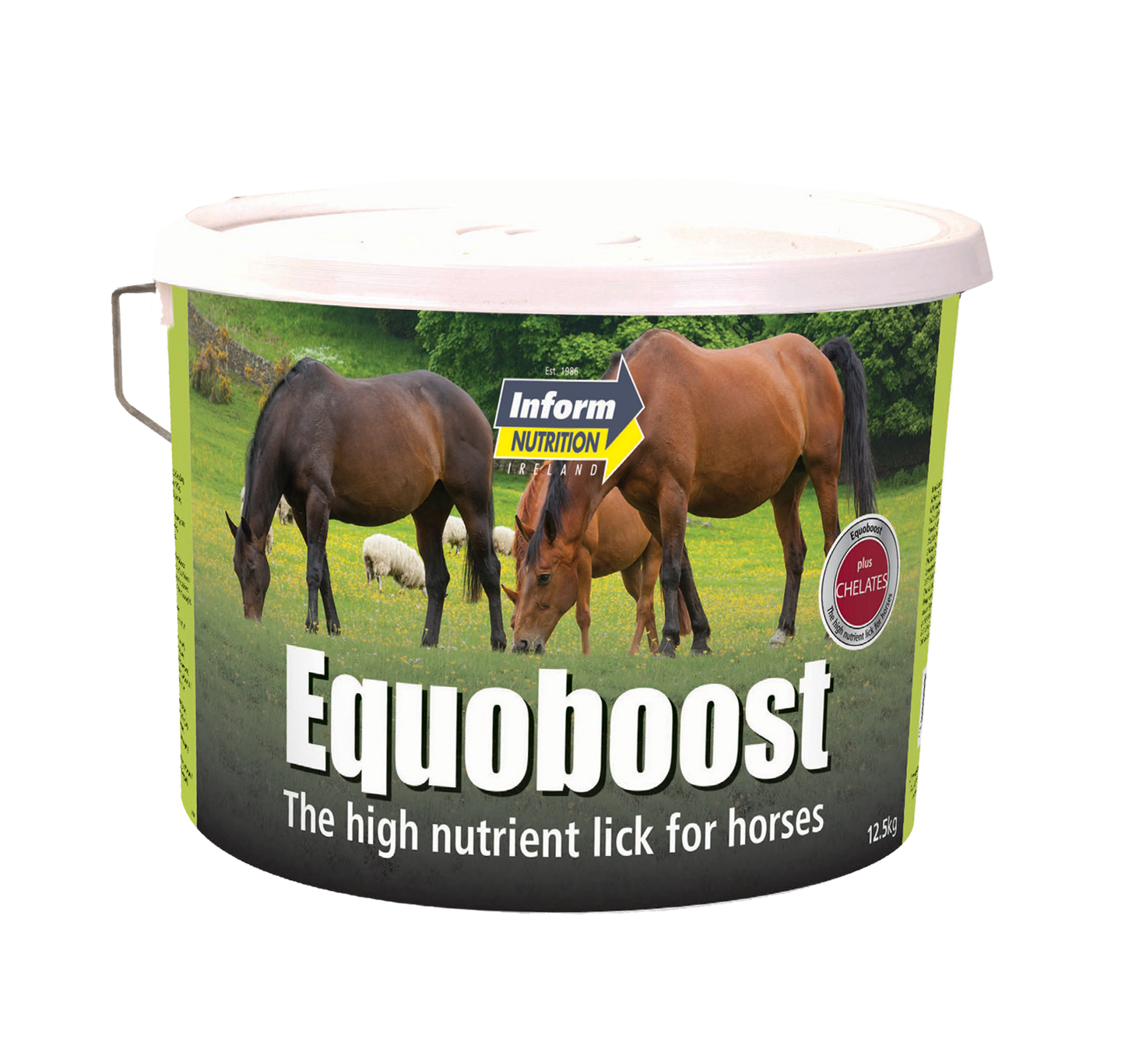 Boomerang Equestrian - Equoboost Mineral Lick Bucket 12.5 KG