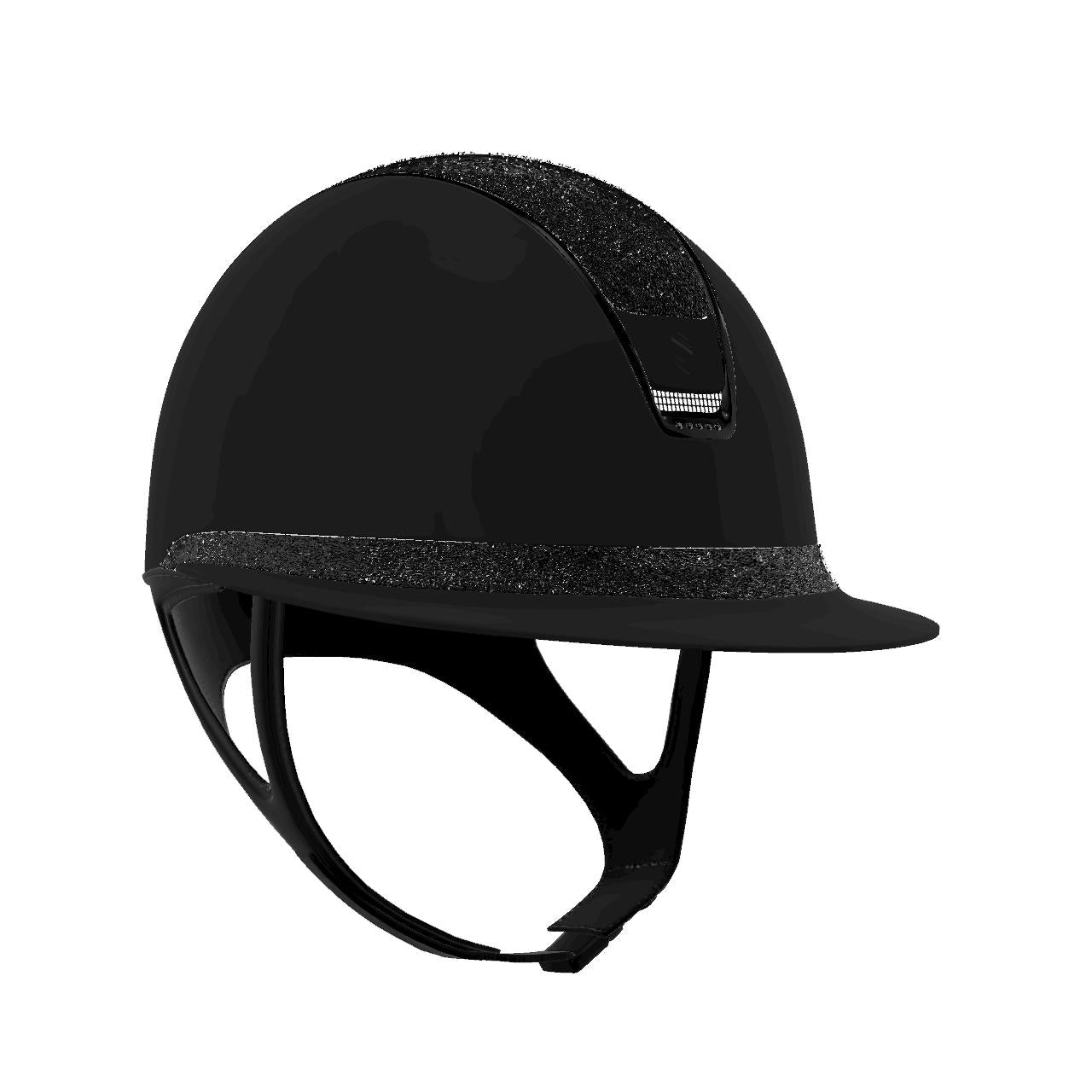 Samshield Custom | Miss 2.0 Shadowmatt Crystal Fabric Top & Frontal Band | Black