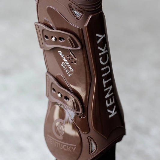 Boomerang Equestrian - Kentucky Tendon Boots Bamboo Elastic Brown