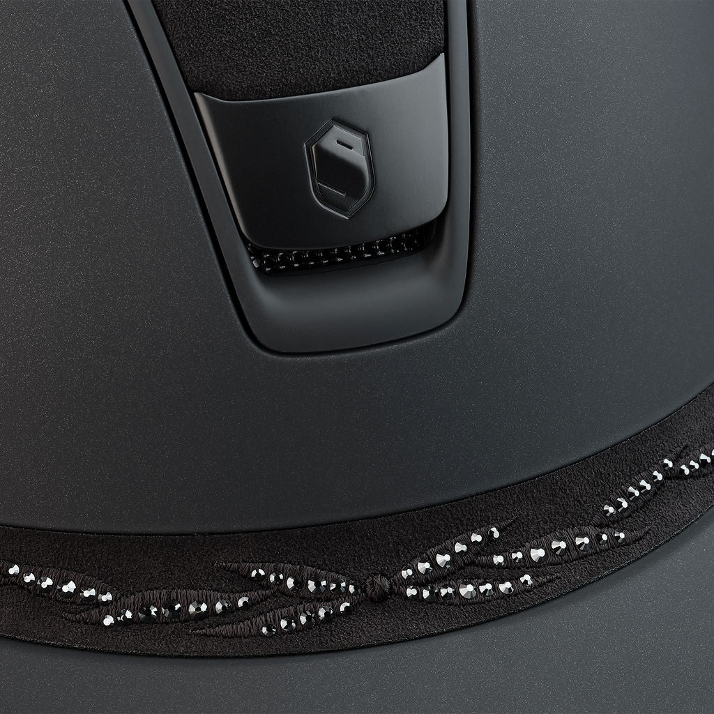 Samshield Custom | Miss 2.0 Shadowmatt Flower Swarovski | Black