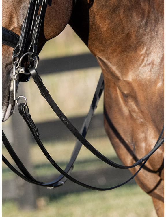 Boomerang Equestrian - Equiline Plain Leather Weymouth Reins