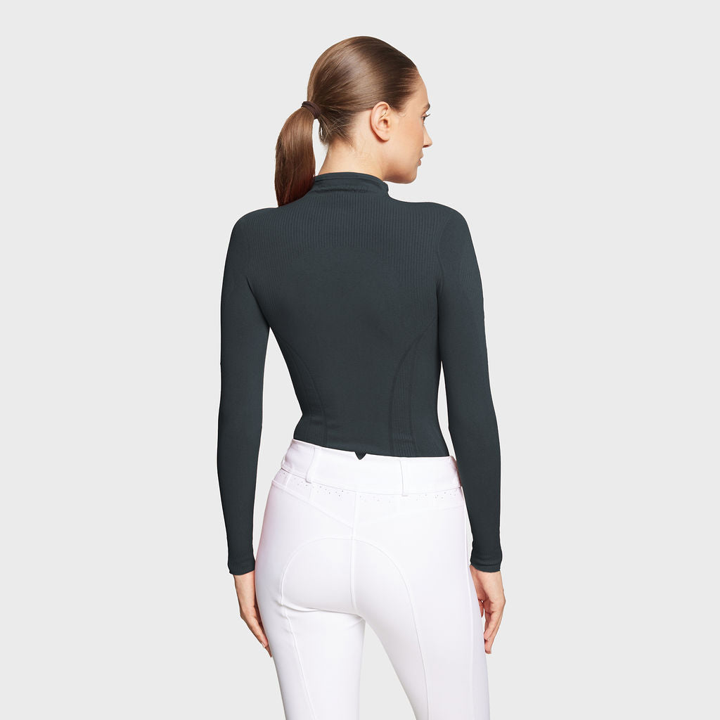 Boomerang Equestrian - Samshield Ladies Seamless Long Sleeved T-Shirt Alicia Moonless Night