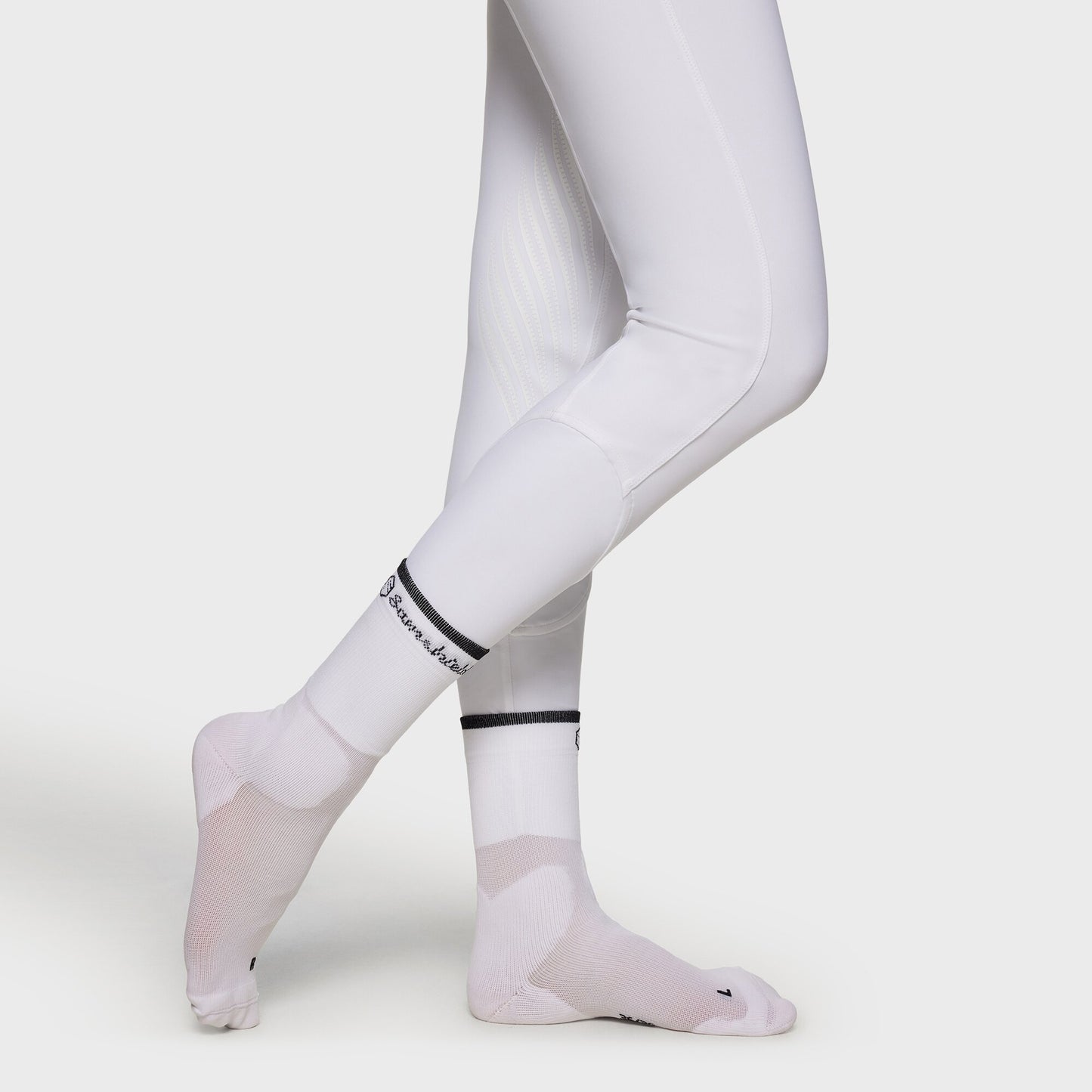 Boomerang Equestrian - Samshield Ladies Balzane Short Socks White