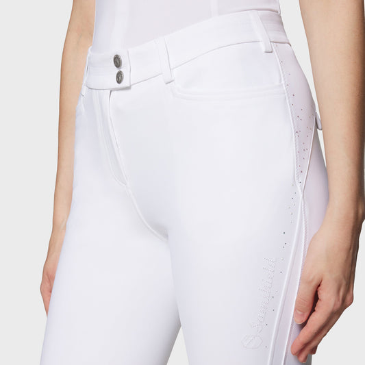Boomerang Equestrian - Samshield Ladies Knee Grip Breeches Dalia White