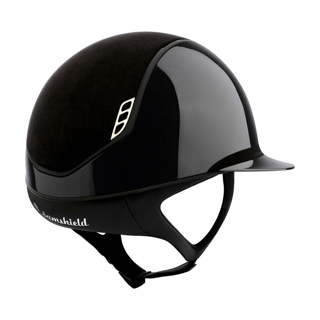 Samshield Custom | Miss 2.0 Shadowglossy Alcantara Top & Frontal Band | Black