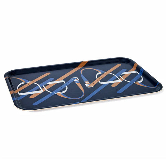 Boomerang Equestrian - Adamsbro Wooden Tray Stirrups Navy