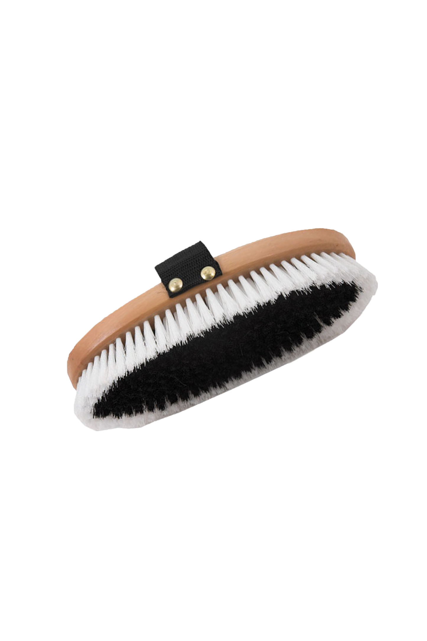 Celtic Equine Body Brush Varnished Wooden Back